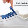 New No Tie Shoe Laces Press Lock Shoelaces Without Ties Elastic Laces Sneaker Kids Adult 8MM Widened Flat Shoelace for Shoes