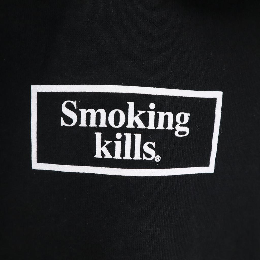 FR2 Smoking Kills Long Sleeve Sweatshirts M Black Back Brushed Women Used