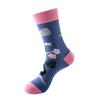 Stylish Mid-Calf Socks Men Women Animal Fruit Galaxy Print Casual Cotton