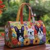 3D Dog Quilted Padded Travel Bag Fashion Print Yoga Tote Women