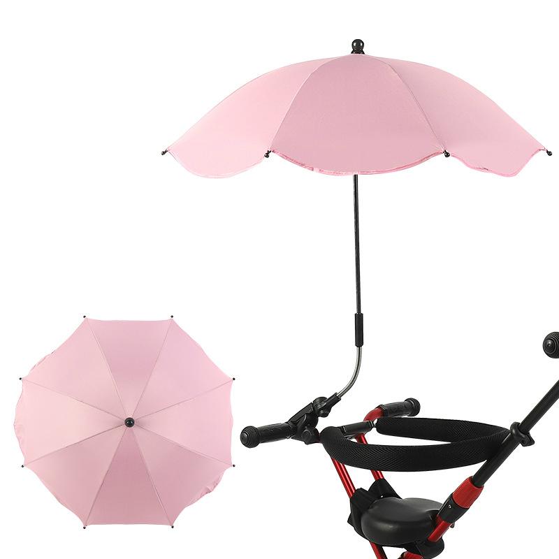 Children's UV Protection Sunshade Stroller Umbrella UV Protection Sun Manual Control Baby Walker Umbrella
