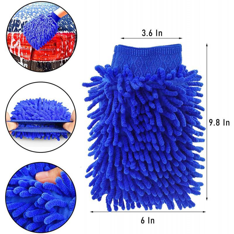 15 ცალი მანქანის ჰაერის გასასვლელი და ნაპრალის გამწმენდი ფუნჯების ნაკრები