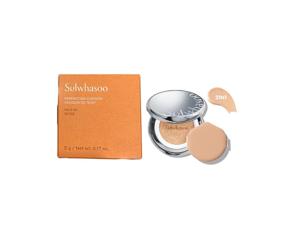 Sulwhasoo Perfecting Cushion Airy MINI 5g 21N1 Beige +TILFELDIG GAVE