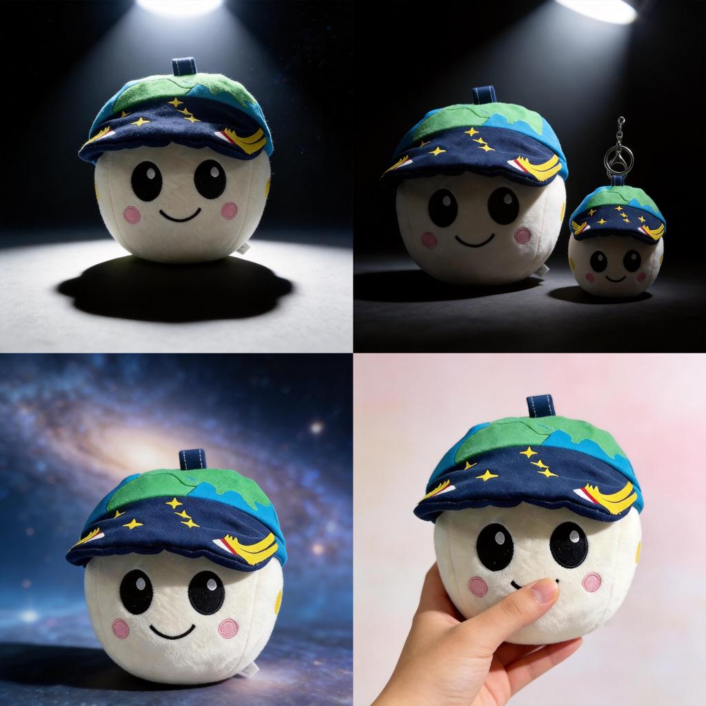 Peluche Artemis II con Cappello Stellato per Collezionisti e Bambini