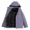 The latest popular down liner jacket autumn and winter men's and women's detachable ski clothing outdoor windproof jacket 90 down
