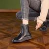 Πρώτο στρώμα δέρμα αγελάδας 2025 φθινόπωρο και χειμώνας γνήσιο δέρμα μποτάκια Μάρτιν γυναικεία κορεατική έκδοση πλαϊνό φερμουάρ γνήσιο δέρμα παπούτσια μητέρας γυναικεία μεγάλα