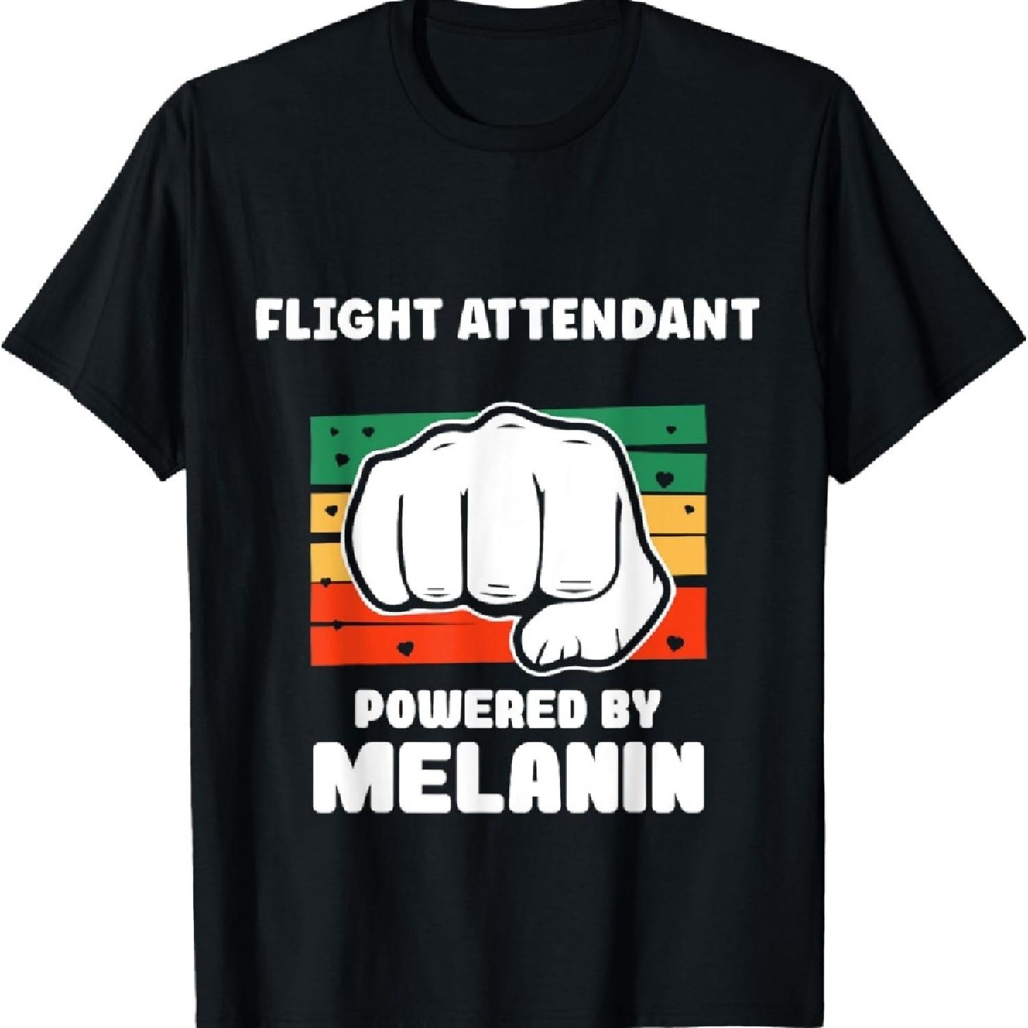 Стюардесса, Питаемая Меланином, Джунтет, Черная Футболка Афро XXXXXL чёрный