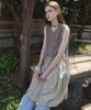 SO IR (2Color)Tie Frill Long One Piece