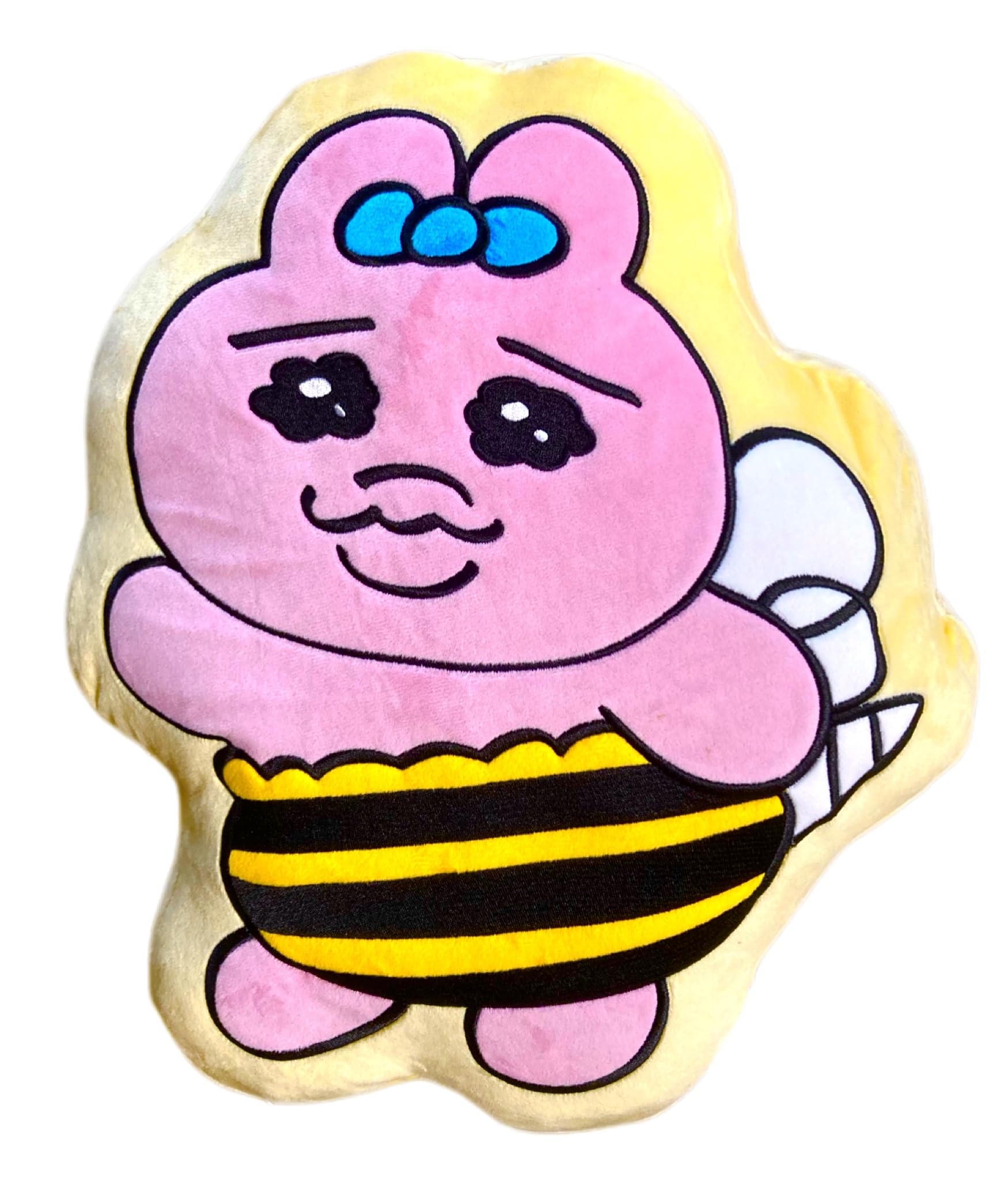 

Opanchu*Usagi Die-Cut Cushion Approx. 40cm (Honeybee)