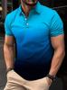 Trendy short-sleeve polo shirt with fierce wolf graphic, stylish and eye-catching.