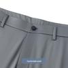 Men's Silk Blend Ice Silk Straight-Leg Business Casual Pants