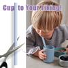 12.2” Silicone Straws Reble for Stanley/Simple Modern/Meoky 30 oz 40 oz Tumbler, 5 Pack Reble Long Rubber Drinking Straw for 64 oz Water Bottle,
