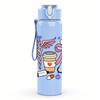 1PC Medical Nurse Tool Graphic,750ml Color Plastic Sports Water Bottle,Leakproof Flip Straw Lid,Suitable for Sports Office Home Use