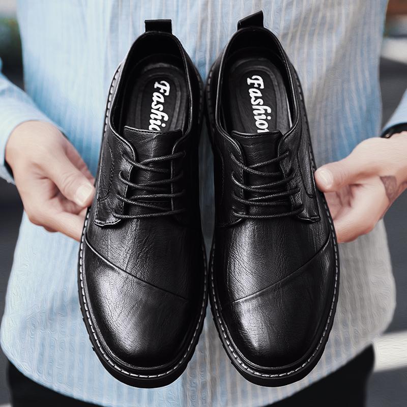 Fashion New Trend Mens Casual Leather Shoes Hot Sale Male Oxford Shoes Classic Business Sneakers Tenis Masculino Comfy Business Footwear