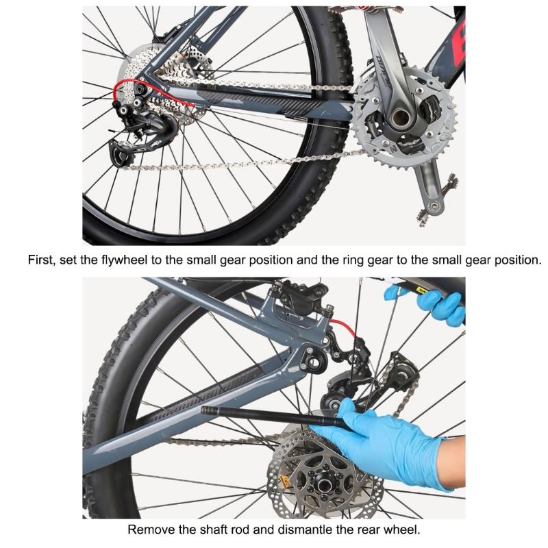 Bikes Chain Stabilizer For Maintenance And Transport Precisions Aluminum Alloy Chain Fastener Tensioner for Bikes Hub