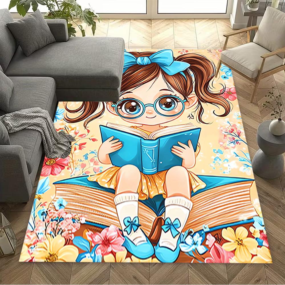 1pc Amazing Beautiful Home Carpet Non Slip Design for Bedroom Gift