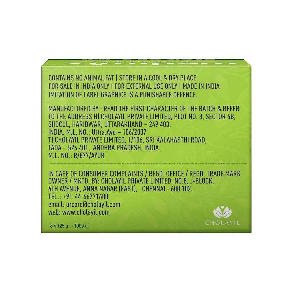 Medimix Ayurvedic Natural Glycerine Bathing Soap With Lakshadi Oil 125g X 8 Soap For Soft Supple Moisturised Skin Paraben-Free Vegan