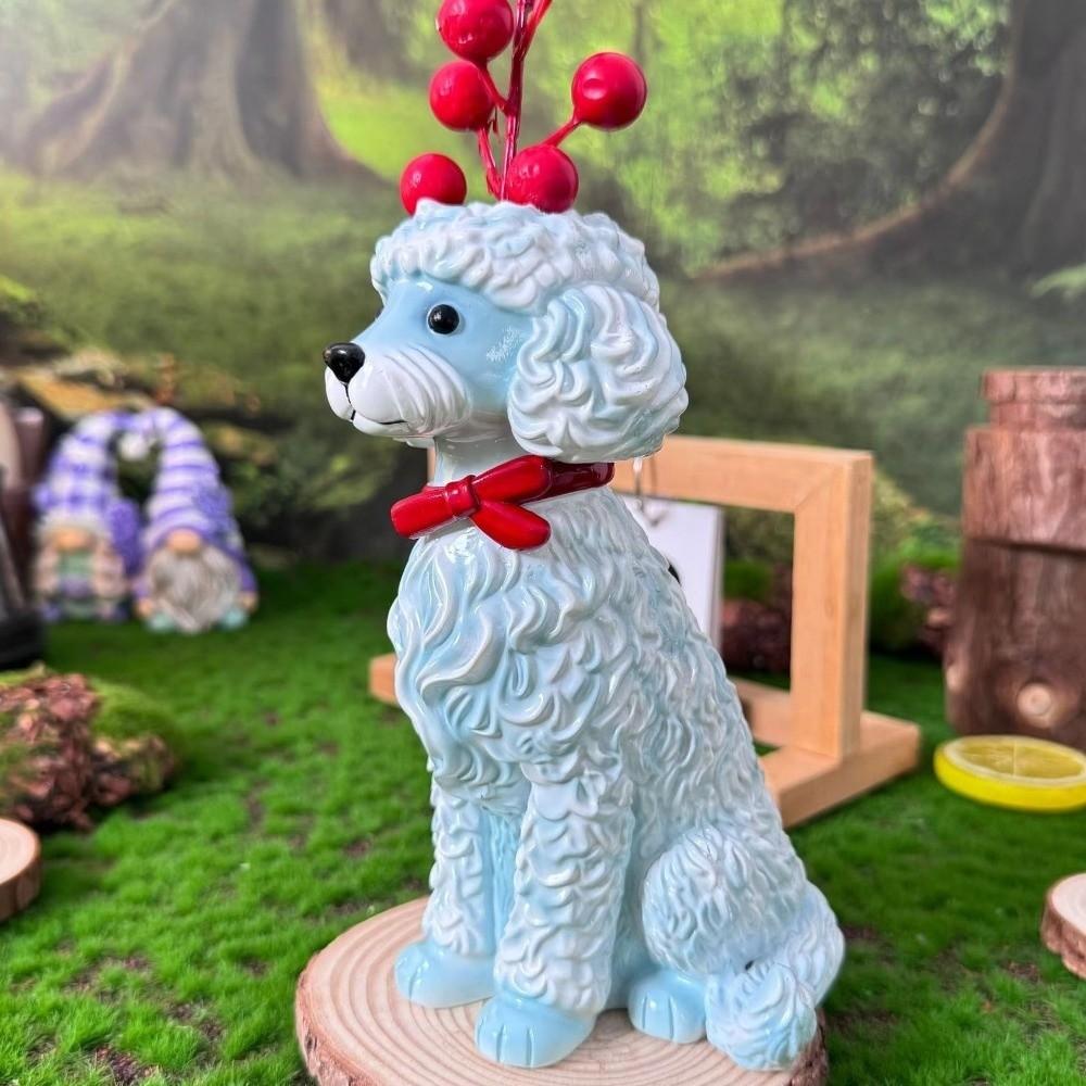 Flower Arrangement Handcrafted Resin Dog Vase Decorative Unique Flower Holder Dog Statue Whimsical Dog Shaped Vase Home Decor