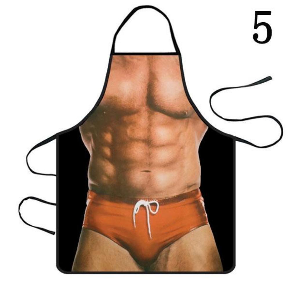 Fashion Sexy Waterproof Apron Bar Cafe Kitchen Cooking Apron Household