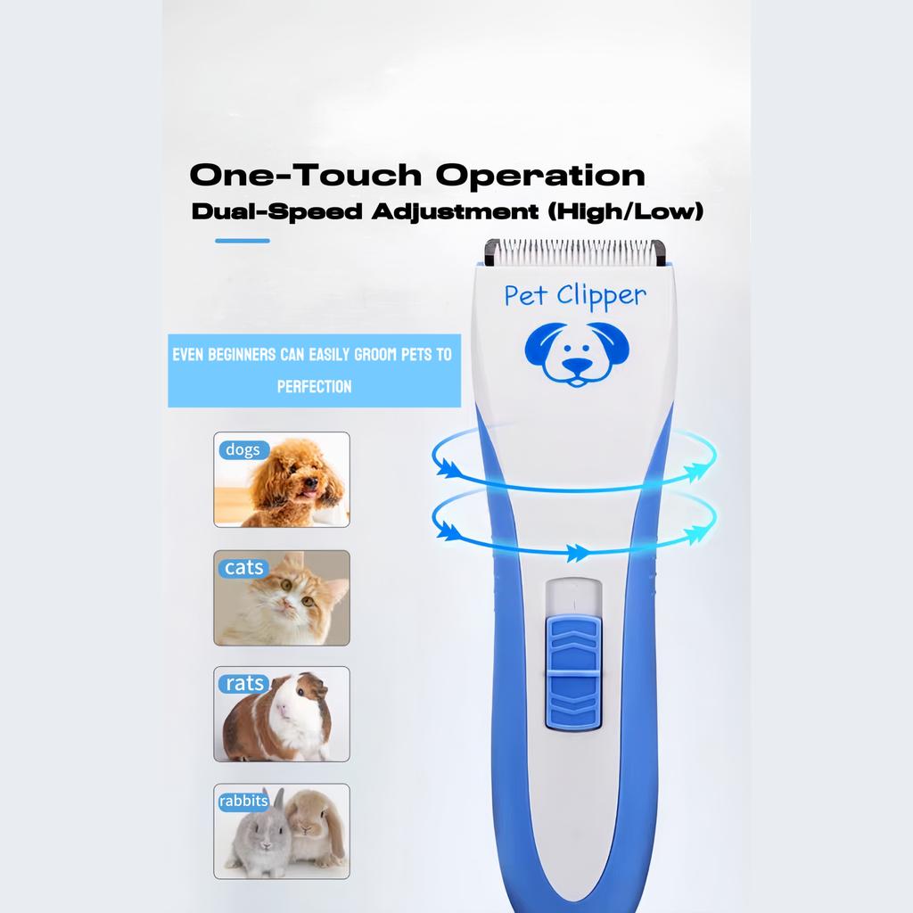 Low-Noise Pet Clipper Professional Pet Grooming Kit Dog Hair Clipper Cats Hair Grooming Clipper