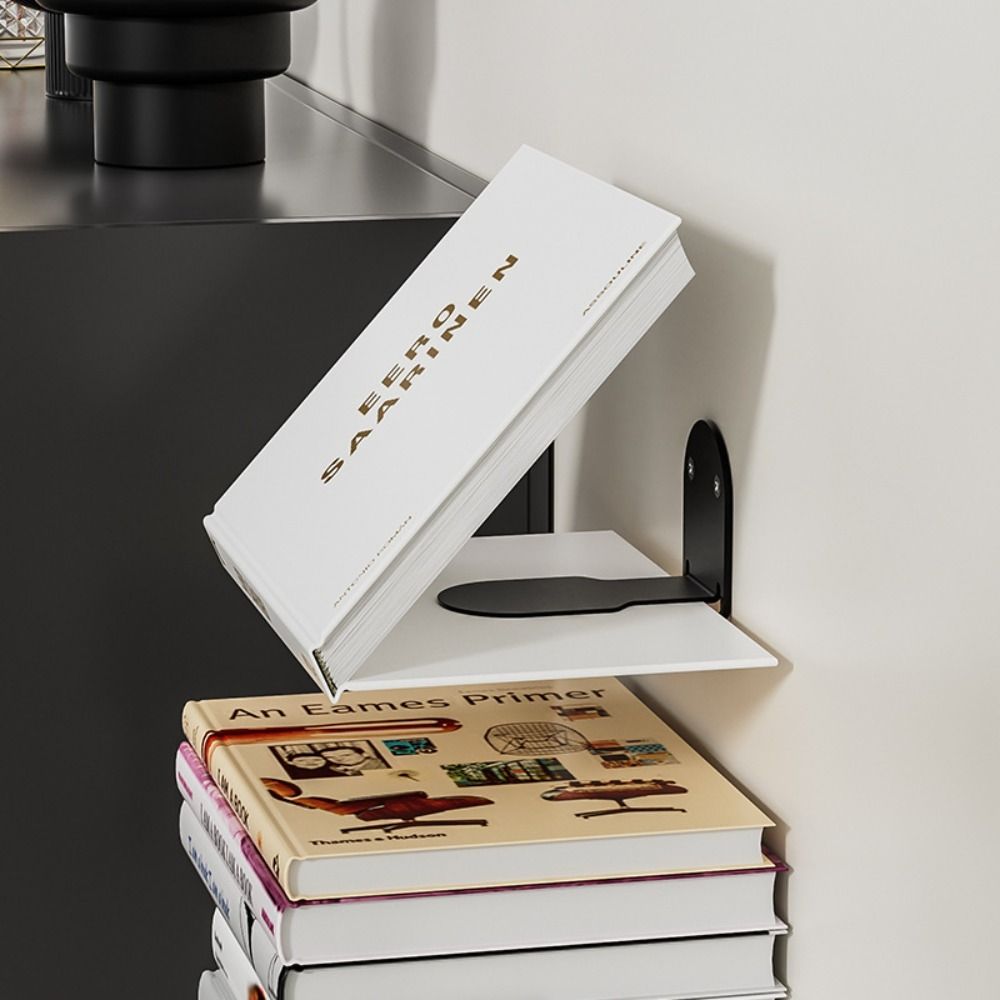 2 PCS Invisible Book Organizer Bookshelf Home Decoration Practical Display Shelf  Storage