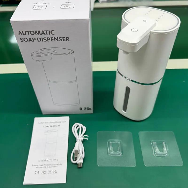 380ml Intelligent Induction Foam Mobile Phone Automatic Soap Dispenser Electric Hand Sanitizer Wall Mounted Bathroom Accessories