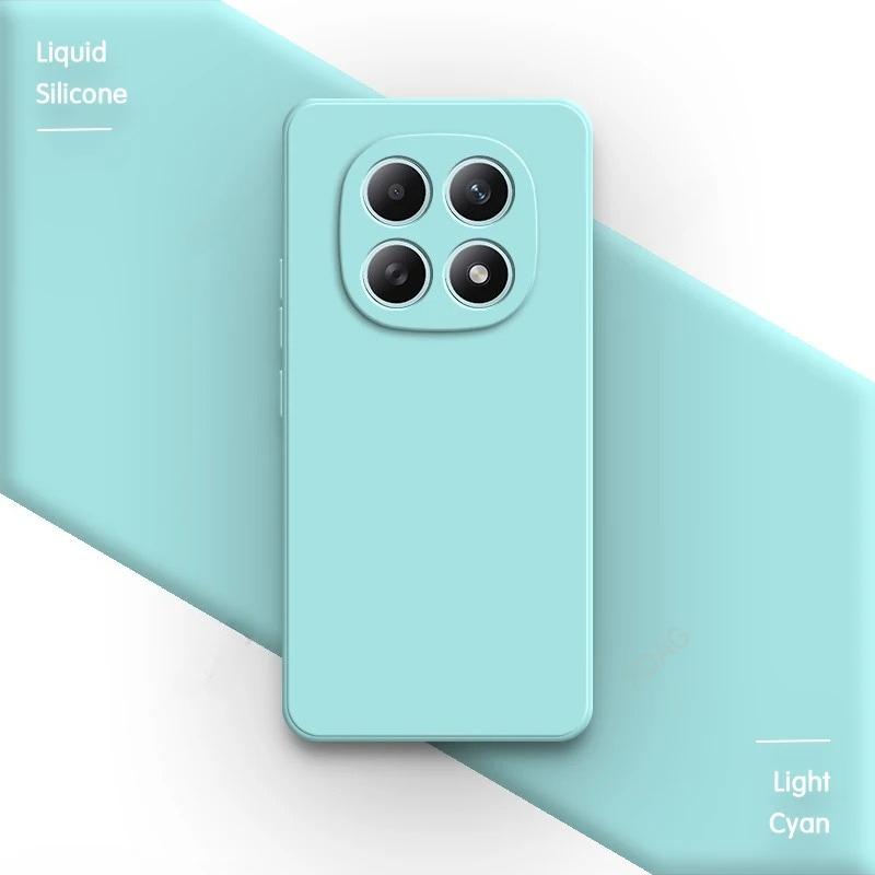 Fashion Skin Feel Liquid Silicone Phone Case For Xiaomi Poco M8 Pro M7 X8 Pro Max X7 X6 F8 Ultra F7 Note 15 Pro Plus 4/5G Cover