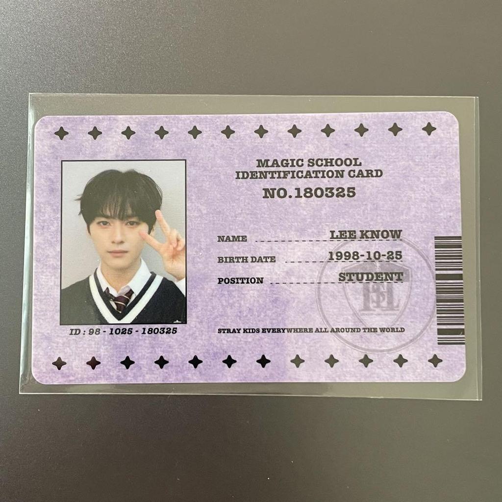 [USED] Stray Kids Maniac School Reno Student ID Stayzoon 4th Term