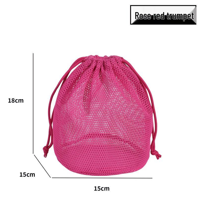 Portable Transparent Mesh Makeup Bag & Travel Toiletry Organizer