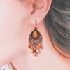 Boho Court Style Vintage Earrings for Women Metal Tassel Eardrop Statement Vacation Gifts Work Daily Wear Party Decors Versatile