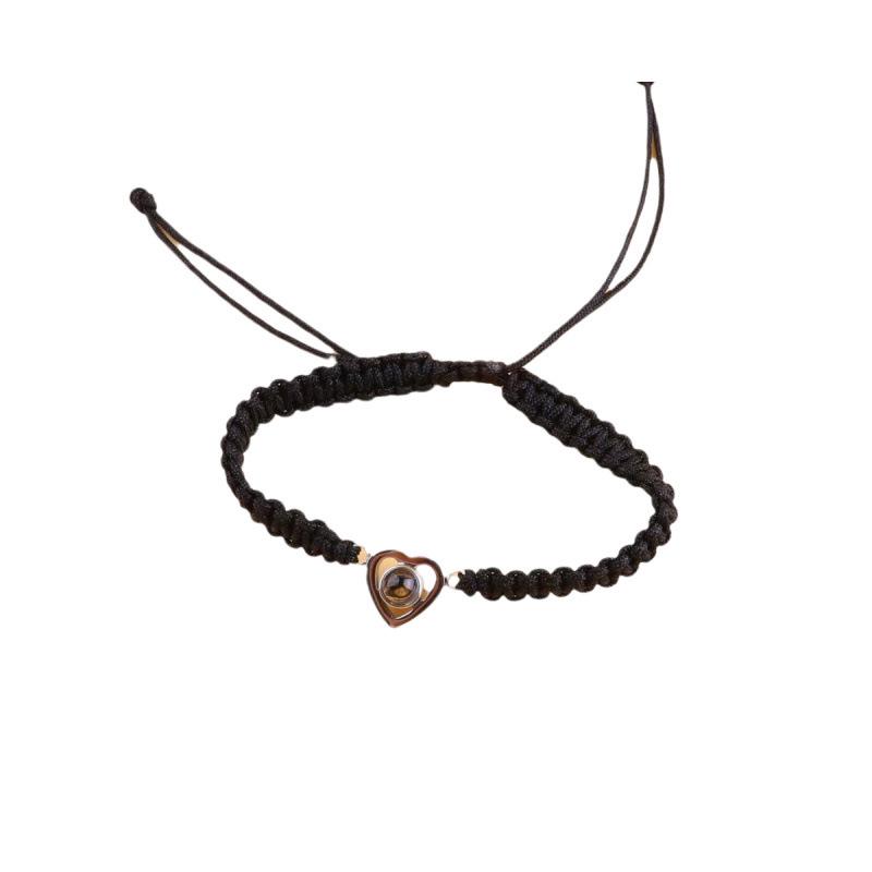 Heart Projection Bracelet: Custom Photo, Unisex Design