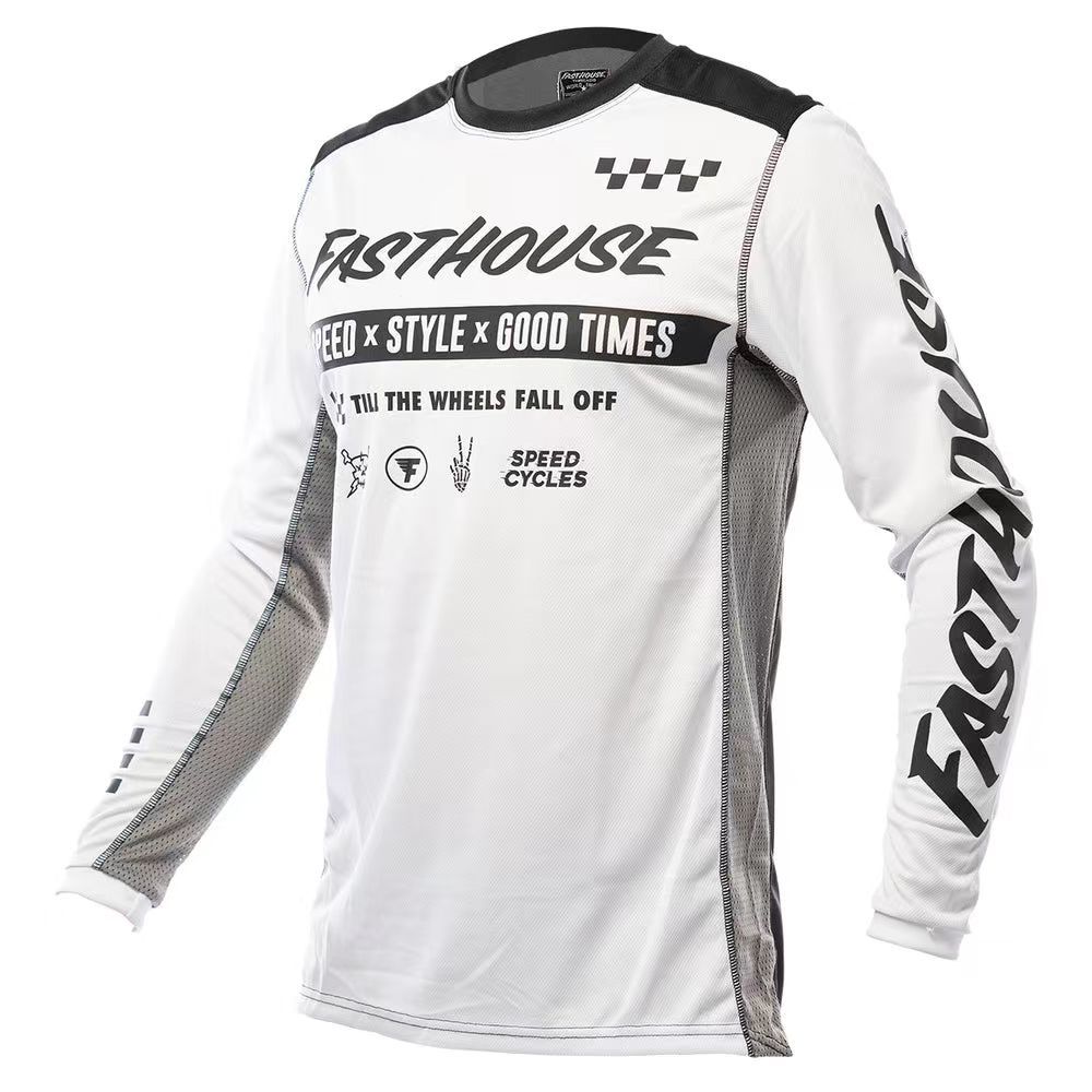 Fasthouse Motorcycle Jersey Racing Jersey Cycling Jersey Cycling T-Shirt Mountain Bike Cycling Speed Downwards Quick-Drying Sweat