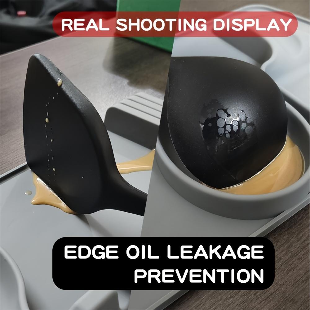 47cm x 21cm Silicone Spoon and Spatula Holder , Multi Tool Storage Rack for Kitchen Utensils, Spoon Storage Area, Peeling Knife Placement