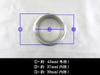 BRIGHTZ Stainless Steel Muffler Flange 39 43 Coupling V-Band 39 43 [MUF-JOI-012-4PC]
