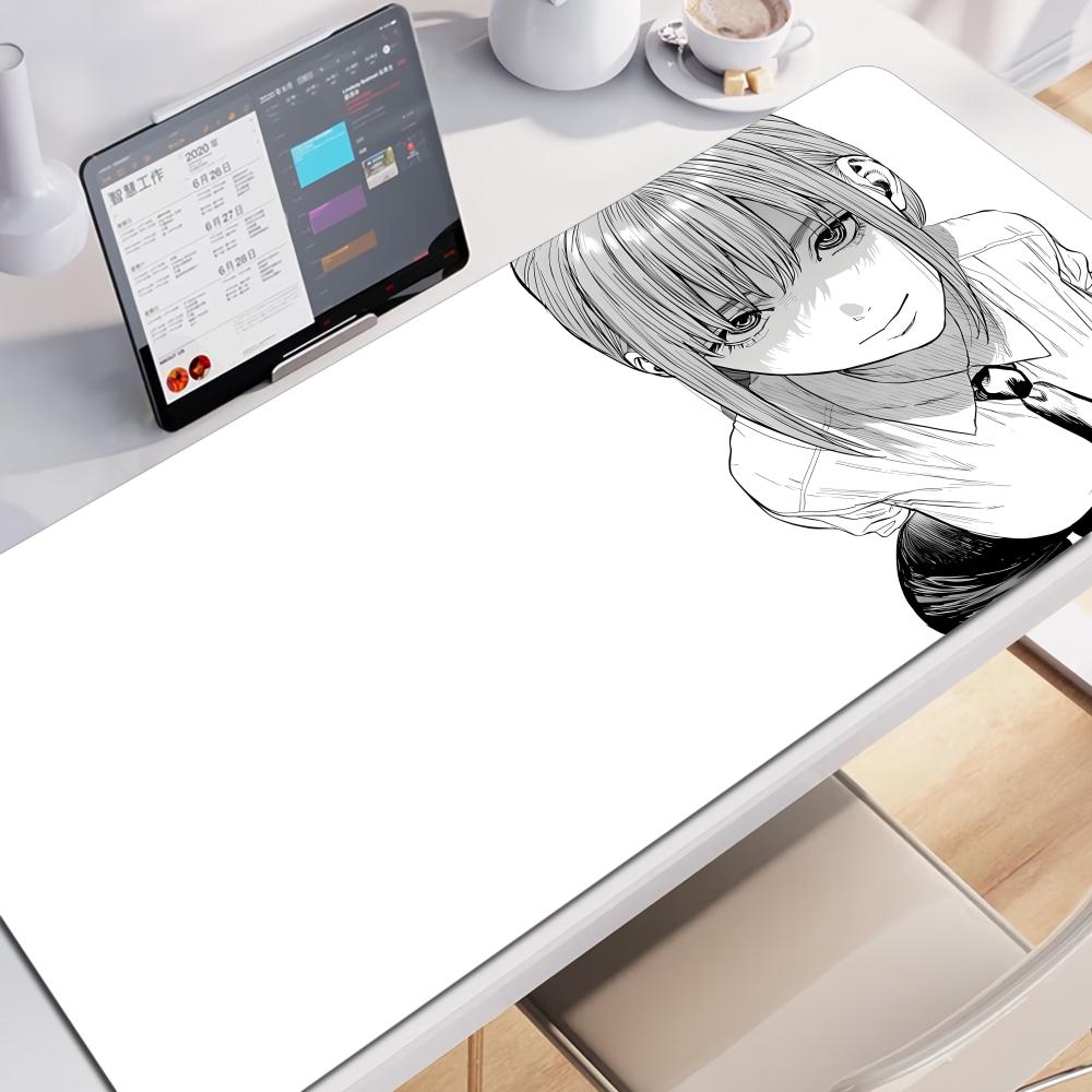 Muismat Anime Muismat Gamer Cchainsaw Man Makima Gaming Accessoires Muismat Grote Toetsenbord BureauMatten Computer Toetsenbord Mat