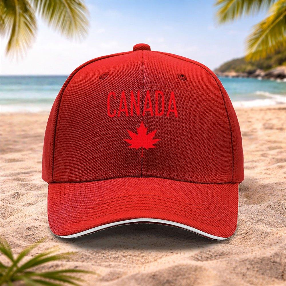 Canadian Maple Leaf Baseball Cap  Adjustable Lightweight Unisex Hat for Unisex  Women