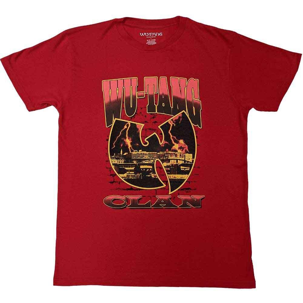 Wu-tang Clan Brick Wall T-Shirt Red New S