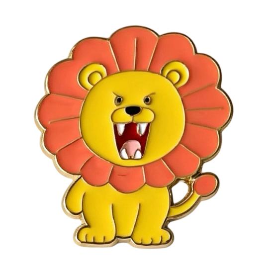 Yousheng Enamel Animal Pin, Cartoon Cat Dog Panda Lion Design Brooch, Scratch-Resistant Lapel Badge Small Accessories for Jackets Bags Hats