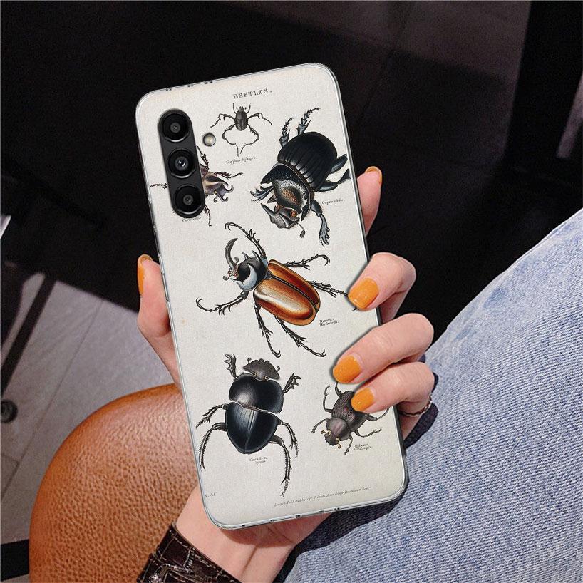 Bugs Bees Scientific Decomposition Phnoe Case for Samsung Galaxy A17 A37 A57 A16 A26 A36 A56 A15 A14 A13 A55 A54 A53 A35 A34 A33