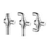 Lavatory Manual Urinal Flush Valves Copper Alloy Flush Valve 3/4" 1" Push Button Toilet Flush Valve Hand-pressed