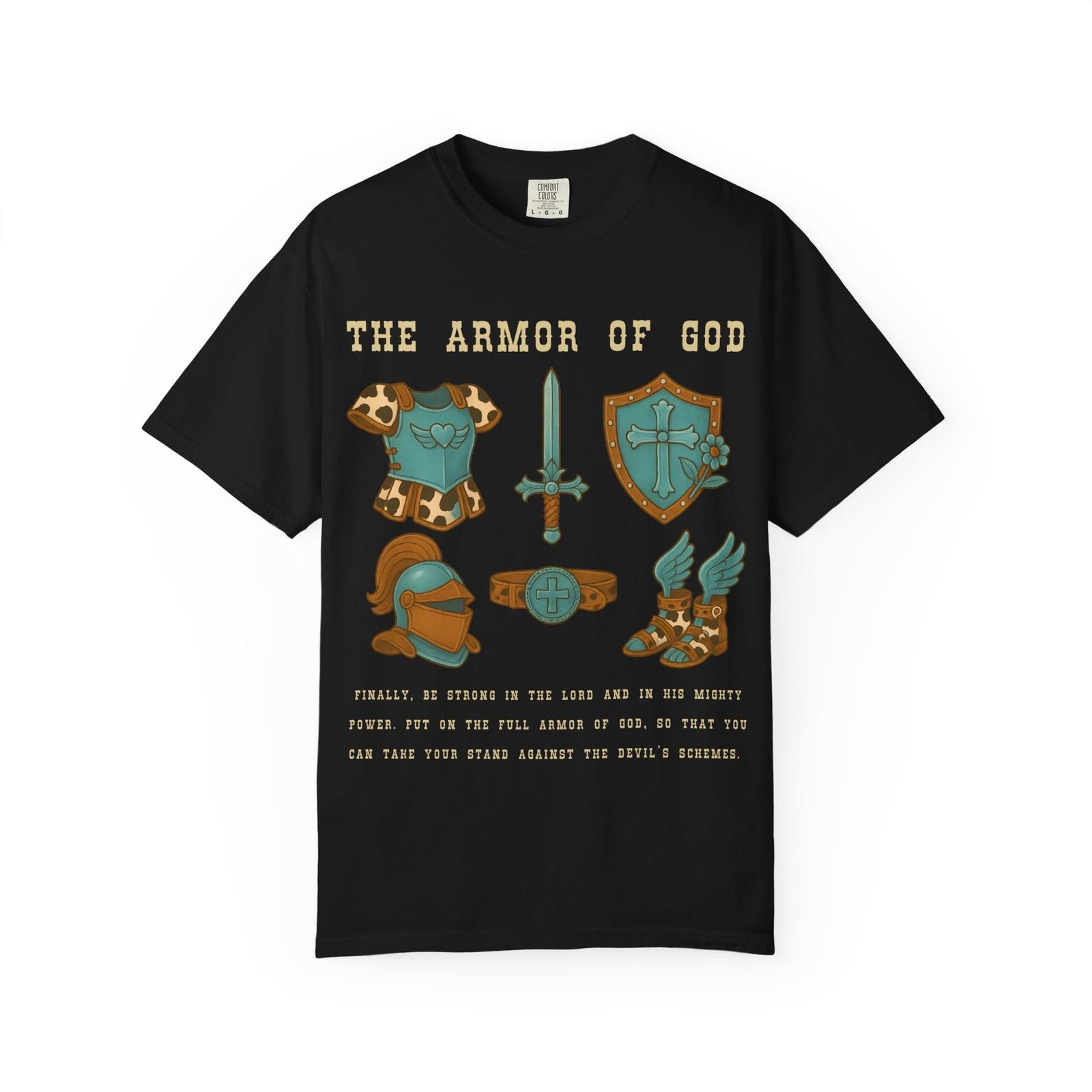 Armor of God Shirt, Christian T-shirt, Bible Verse Tee, Baptism Gift XXL