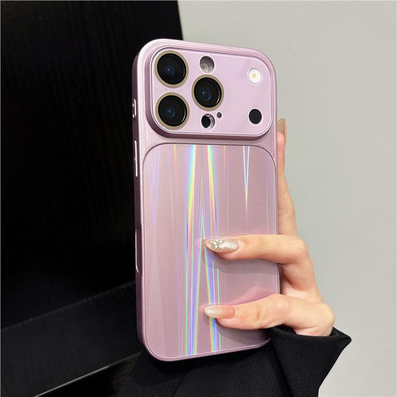 Apple 17Promax Aurora Laser Case with Full Coverage and Anti-Drop Protection for iPhone 16 Lens