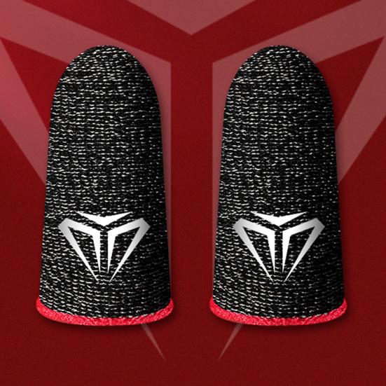 1 Pair S02 Finger Cover Sensitive Breathable Sweat-proof Video Games Touch Screen Fingertip Gloves for PUBG Mobile Game