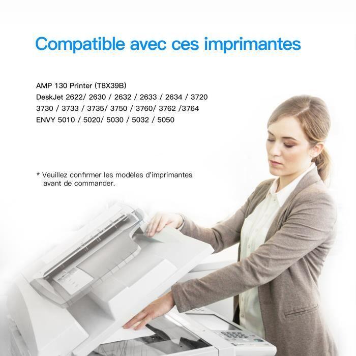 304XL Cartouches d'encre Remanufacturées LXTEX 2 Pack Remplacement Compatible HP 304/304XL Compatible HP Envy 5010 5020 5030 5032