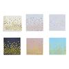Pack of 20 Double Ply Disposable Napkins with Gold Foil Pattern for Party Decorations and Event Birthday Supplies