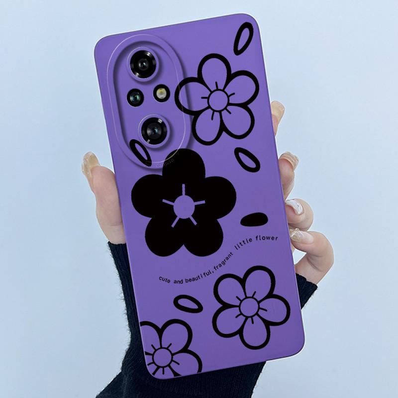 Cartoon Case For Honor 200 100 Honor200 Honor100 Pro Lite 5G Liquid Silicone Camera Lens Protector Phone Case Soft Back Cover