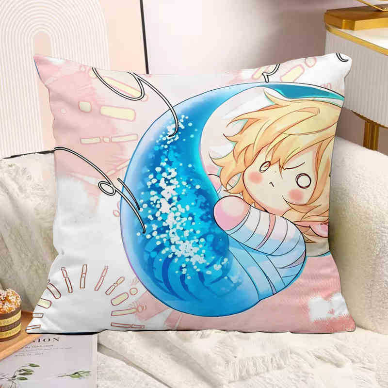 The Mermaid Has Fallen Baichu Xiaobai Lanbo Animation Peripheral Pillow Pillow Pillow Bedside Sofa Sitting Cushion