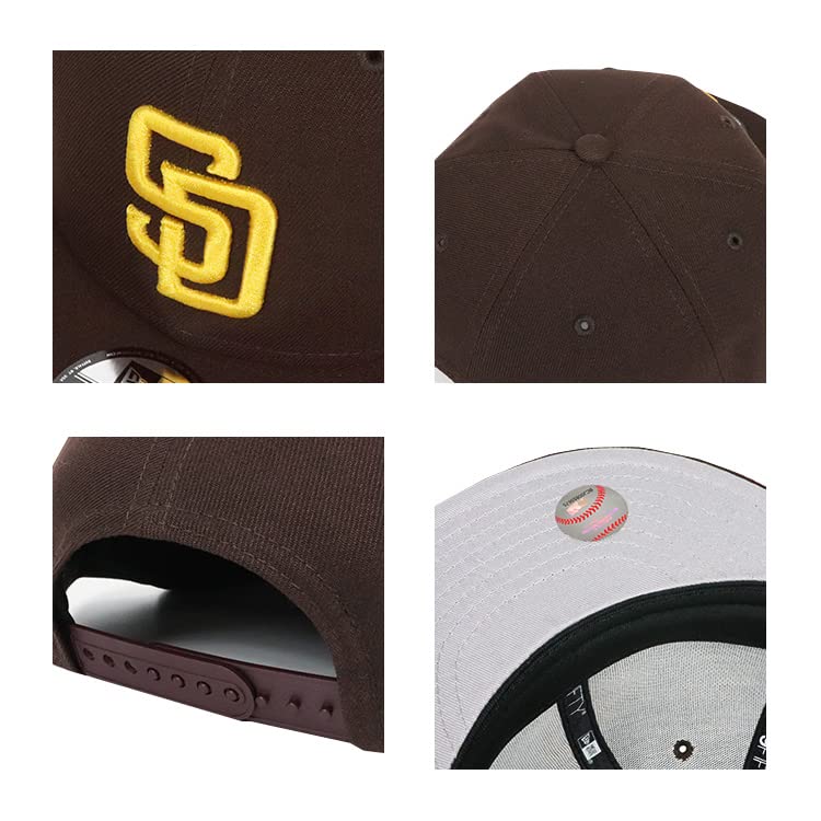 [New Era] Kšiltovka 9FIFTY pro muže, Major League Baseball, San Diego Padres, Hnědá, [Použitá]