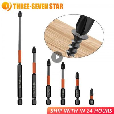 1Pcs Magnetic Batch Head Impact Strong Cross Screwdriver Set High Hardness Screwdriver Anti Non-slip WaterProof Bits Set