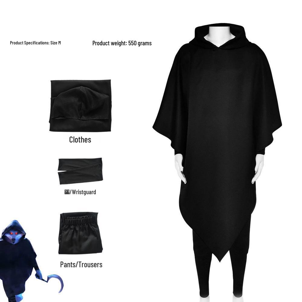 

Puss in Boots 2 Death Wolf Cosplay Costume Cloak for Men Size 130